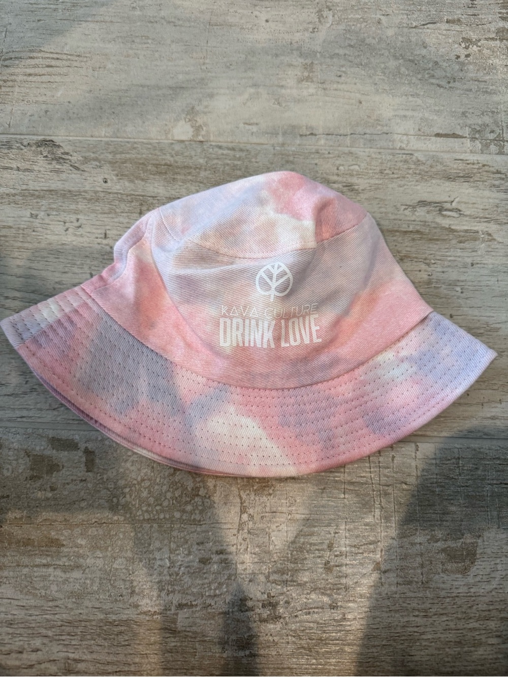 Kava Culture "Drink Love" Tie-Dye Pink and Purple Bucket Hat
